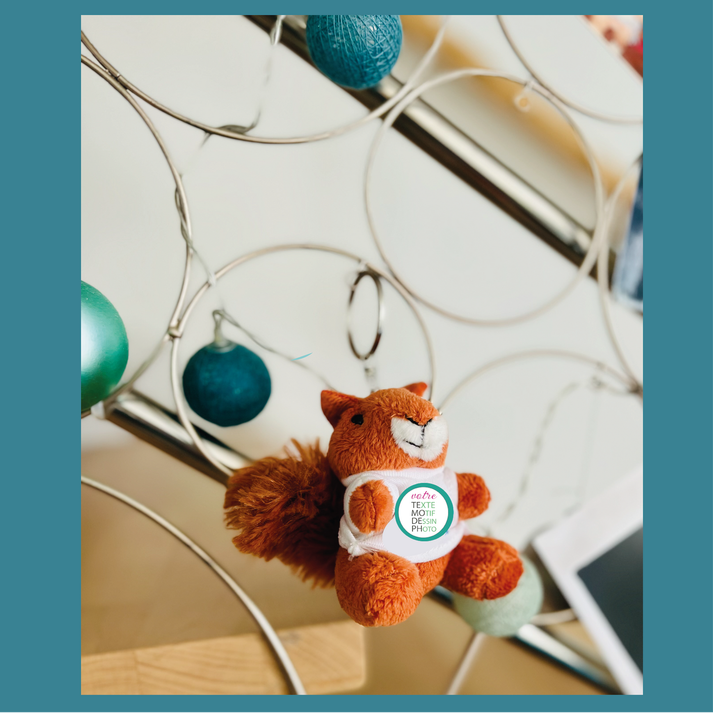 Porte-clés Doudou Peluche  personnalisable