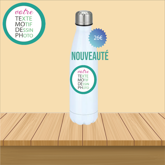 Gourde en inox isotherme 500 ml