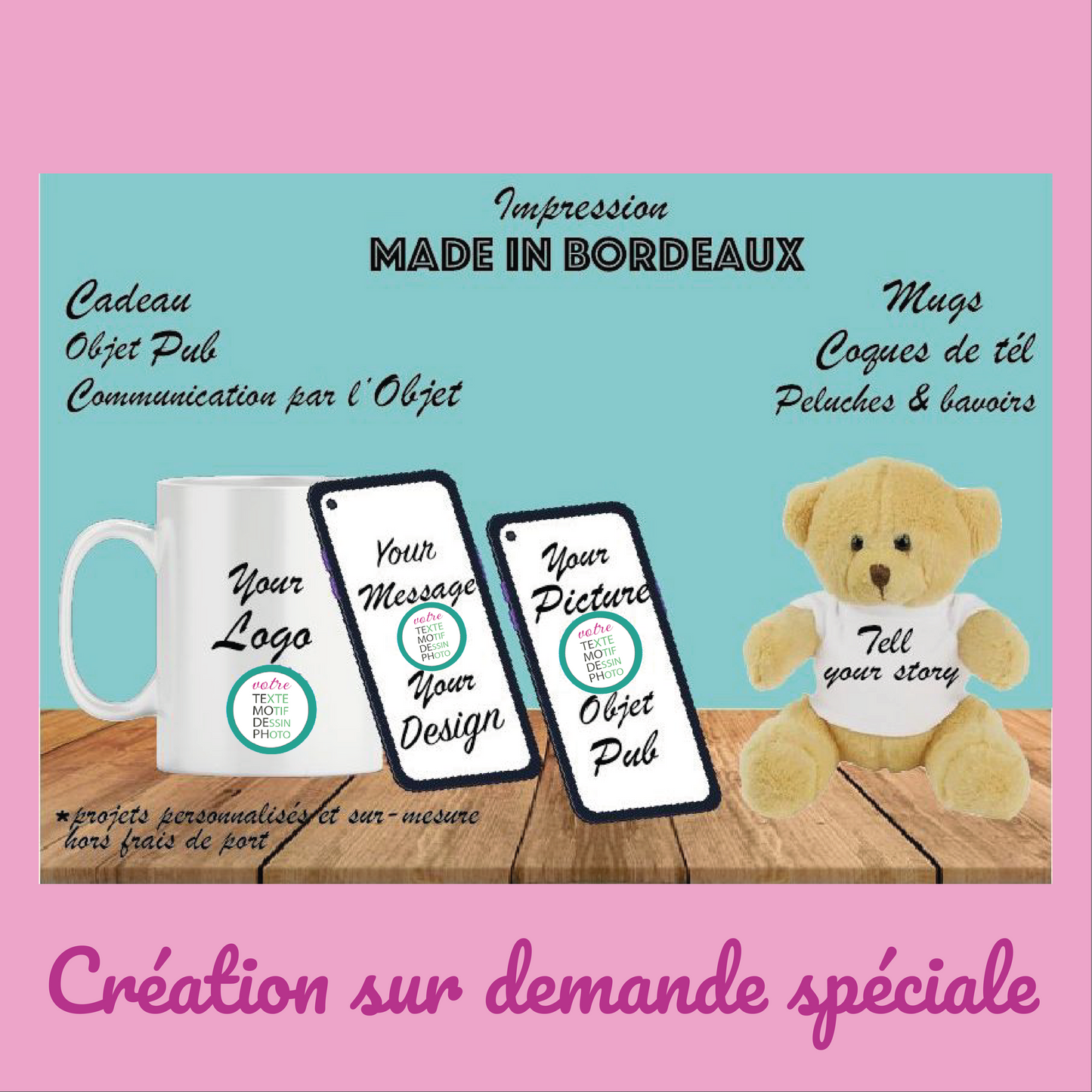 Création sur demande spéciale